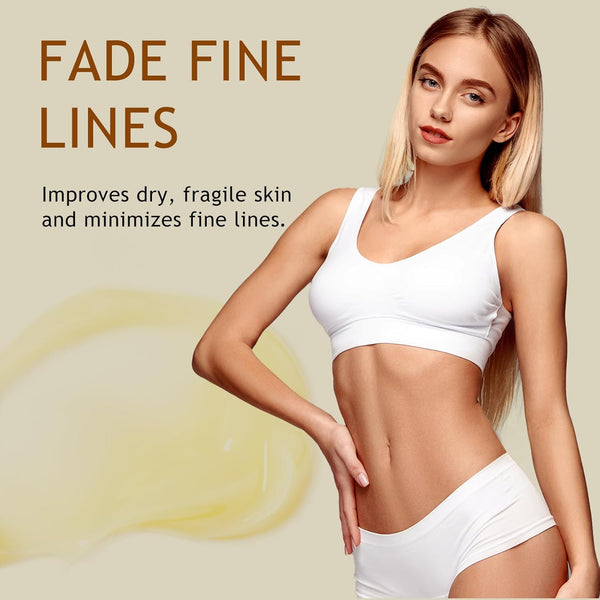B Flat Belly Firming Cream, Cellulite Belly Cream, Skin Tightening Creams for Cellulite for Stomach Mark & Thighs & Butt, Moisturizing Lifting Body Lotion for Women and Men - 3.38 Fl OzF