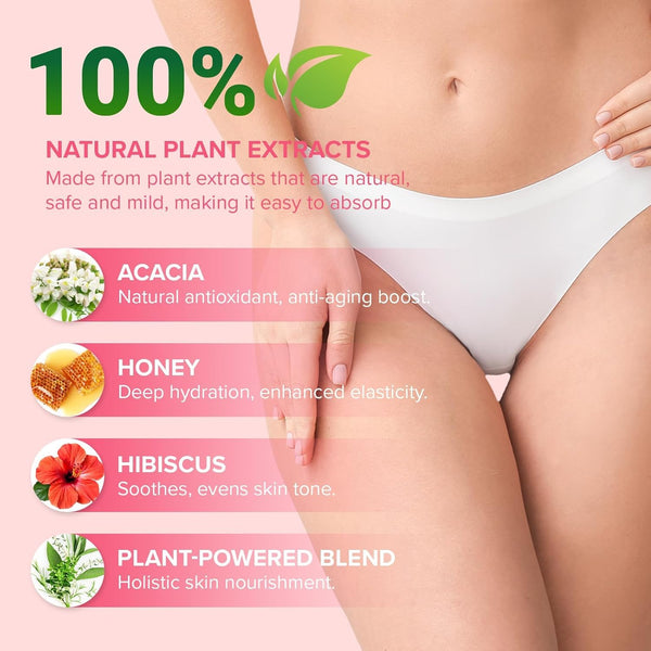 Cellulite Cream for Inner Thighs - Skin Tightening Cream for Legs & Stomach with Collagen Peptides, Hyaluronic Acid & Honey - Lifting Firming Body Lotion for Women, 100 ML