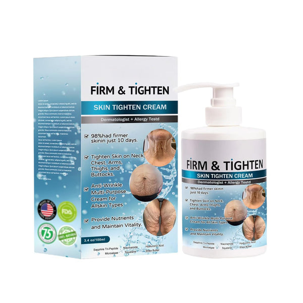 Firm Tighten Skin Tighten Cream, Collagen Cream Skin Care Body Lotion, Anti-Wrinkle Multi-Purpose Cream, Restore Skin Elasticity, for All Skin Types 3.4oz