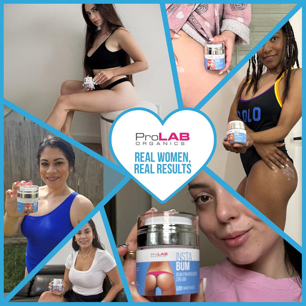 InstaBum Butt Enhancement Cream – Butt Lift and Firming for a Bigger, Rounder, Perkier Bum – Brazilian Booty Growth Cream with Voluplus, Maca, Wild Yam, and Gotu Kola – Made in USA